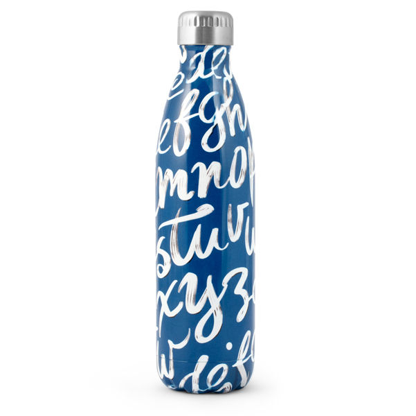 BOTTIGLIA TERMICA COLORE BLU 0,75L
