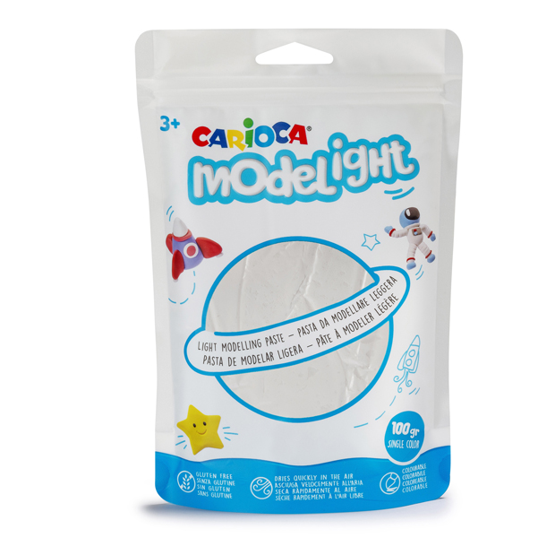 Busta 100gr Model Light bianco Carioca