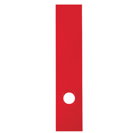 Busta 10 copridorso CDR-P PVC adesivi rosso 7x34,5cm SEI ROTA