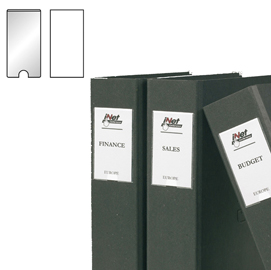 Busta 12 portaetichette PPL adesive trasparenti 25x75mm 10310S Djois