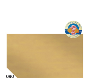BUSTA 25fogli 50x70cm CARTA VELINA 24gr ORO Rex Sadoch