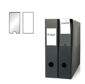 Busta 3 portaetichette PPL adesive trasparenti 75x150mm 10350 Djois