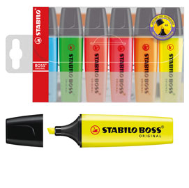 Busta 6 evidenziatori Boss 70 Stabilo