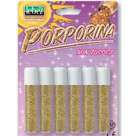 BUSTA 6 TUBI PORPORINA ORO 2GR LEBEZ