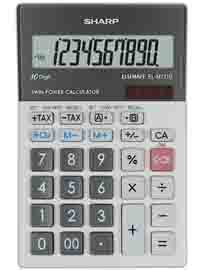CALCOLATRICE DA TAVOLO EL M711GGY SHARP 10CIFRE