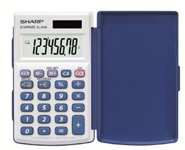 CALCOLATRICE EL 243EB 8 CIFRE TASCABILE SHARP