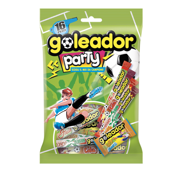 Caramelle gommose Goleador parti mix 2020 f.to 16 pezzi