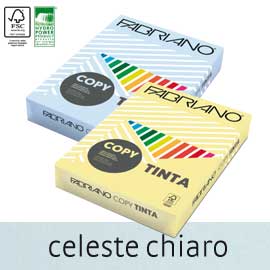 Carta Fabriano Colore A4 80GR 500FG COL.TENUE CELESTE CHIARO