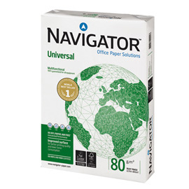 Carta da fotocopie A4 80gr 500Fg Bianca Navigator Universal (drop max 25 risme