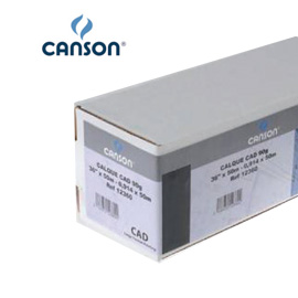 CARTA PLOTTER 914MM(36'') X 46MT 100GR HIRESOLUTION PAPERJET CANSON