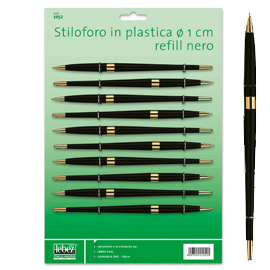 Cartella 10 stilofori art.1052 in plastica Lebez