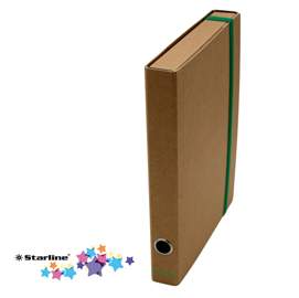 CARTELLA PROGETTO C/ELASTICO DORSO 4CM ARIA4 FSC STARLINE