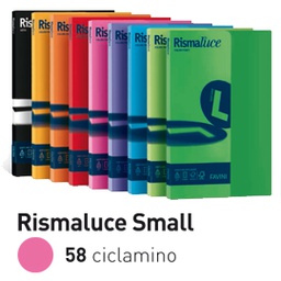 [50578] Carta RISMALUCE SMALL A4 200gr 50fg ciclamino 58 FAVINI