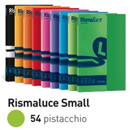 [50570] Carta RISMALUCE SMALL A4 90gr 100fg pistacchio 54 FAVINI