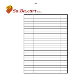 [64668] CARTA USO BOLLO A4 80gr 1 rigo c/margine 500fg