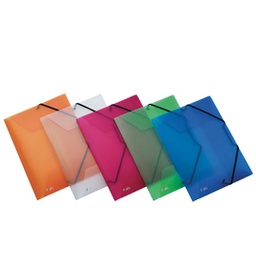 [86576] Cartella 3L C/elastico blu LUMINA 24x32 D 2,5cm Favorit