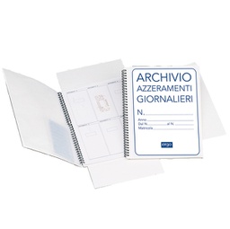 [93661] Cartella azzeramenti giornalieri 13fg 1820AZT00 Data Ufficio