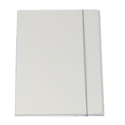 [STL5206] Cartella con elastico 25x34cm Bianco Queen Starline