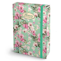 [56707] Cartella progetti con elastico 24x34cm dorso 7cm Pigna Nature Flowers