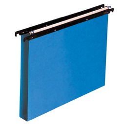 [89335] Cartella sospesa cassetto in PP 39,5/U-3cm BLU 500/395 CARTESIO PP