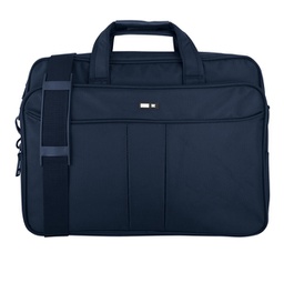 [70523] Cartella tessuto porta notebook 15'' blu City Time