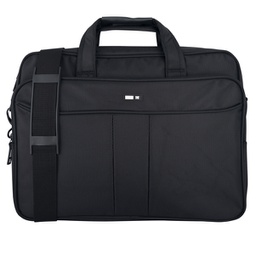 [95451] Cartella tessuto porta notebook 15'' nero City Time