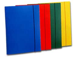 [36560] CARTELLINA CON ELASTICO EKO U110 AZZURRO LEONARDI