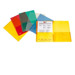 [30058] CARTELLINA CON TASCHE FULL TRASPARENTE 21X29.7CM