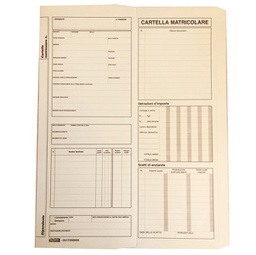 [93667] Cartellina matricolare con vano portadocumenti 32,5x25,5cm DU175500000