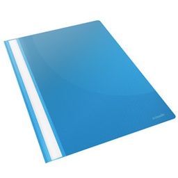 [56718] CARTELLINA PPL CON FERMAFOGLI 21X29,7 AZZURRO REPORT FILE ESSELTE
