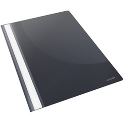 [56717] CARTELLINA PPL CON FERMAFOGLI 21X29,7 NERO REPORT FILE ESSELTE