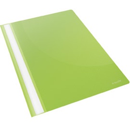 [56715] CARTELLINA PPL CON FERMAFOGLI 21X29,7 VERDE REPORT FILE ESSELTE