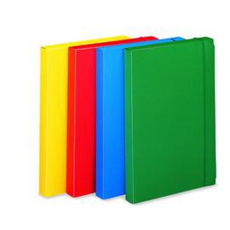 [45804] CARTELLINA PROGETTO 3 U140 VERDE C/ELASTICO 24X35 DORSO 3