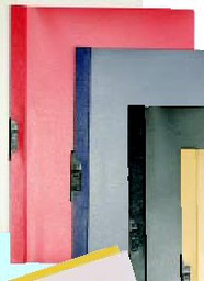 [40280] CARTELLINA PPL C/MOLLA DORSO 5 BLU SPRING FILE 22X31