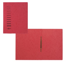 [86592] Cartellina rossa in cartone con pressino fermafogli A4 PAGNA