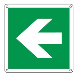 [76915] CARTELLO ALLUMINIO 12x12cm 'FRECCIA'