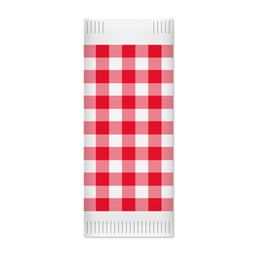[96628] 1000 Porta posate Linea tissue decorati fantasia snack Fato