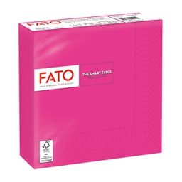 [96620] 50 tovaglioli carta 33x33cm 2 Veli Fucsia Fato