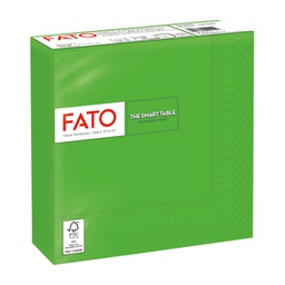 [96621] 50 tovaglioli carta 33x33cm 2 Veli Verde Smeraldo Fato