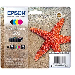 [EPST03U64010] Cartucce di inchiostro Epson Multipack BK/C/M/Y serie 603 Stella Marina