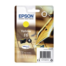 [EPST16244012] CARTUCCIA A PIGMENTI GIALLO EPSON DURABRITE ULTRA, SERIE 16/PENNA E CRUCIVERBA,