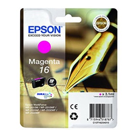 [EPST16234012] CARTUCCIA A PIGMENTI MAGENTA EPSON DURABRITE ULTRA, SERIE 16/PENNA E CRUCIVERBA