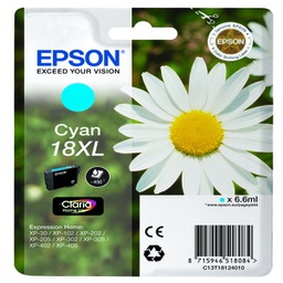 [EPST18124012] CARTUCCIA CIANO EPSON CLARIA HOME SERIE 18XL/MARGHERITA IN CONF. BLISTER RS