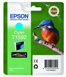 [EPST15924010] CARTUCCIA CIANO EPSON ULTRACHROME HI-GLOSS SERIE MARTIN PESCATORE TAGLIA XL