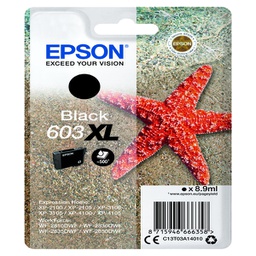 [EPST03A14010] Cartuccia di inchiostro Epson Nero serie 603XL Stella Marina