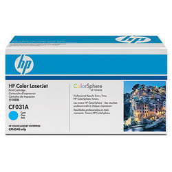 [HPCF031A] CARTUCCIA DI STAMPA COLORSPERE HP CIANO CM4540 STANDARD CAPACITA