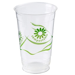 [96701] 20 Bicchieri birra in PLA 400ml trasparenti Dopla Green