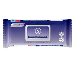 [97050] 40 Salviette maxi Igiene Corpo idratanti Silver Asset Farmacotone