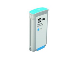 [HPF9J67A] CARTUCCIA GETTO D'INCHIOSTRO HP 728 CIANO 130ML
