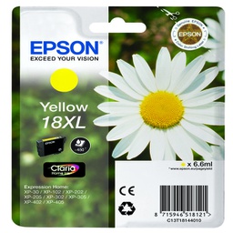 [EPST18144012] CARTUCCIA GIALLO EPSON CLARIA HOME SERIE 18XL/MARGHERITA IN CONFEZIONE BLISTER R